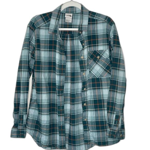 Women's The North Face Plaid Flannel Gorpcore Shirt sz. S #HH - Picture 1 of 9